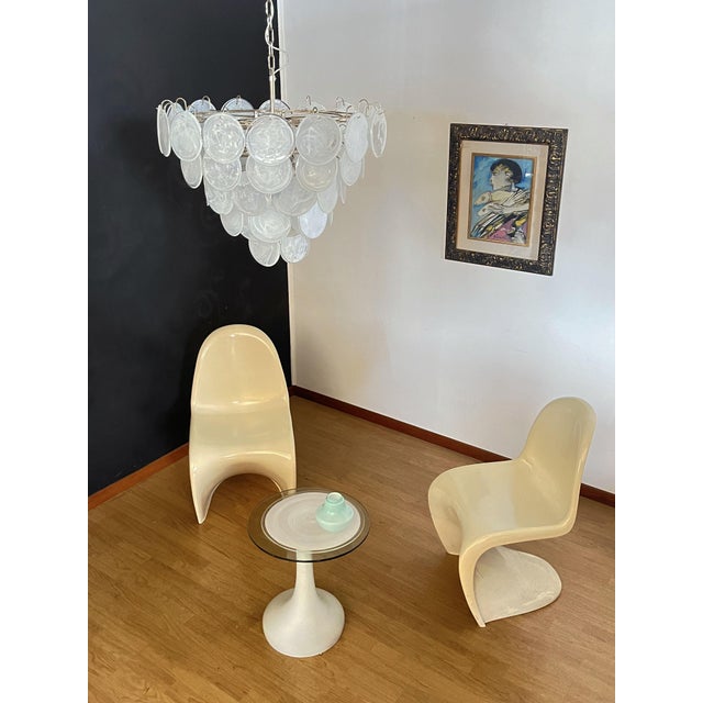 Vintage Space Age Murano Chandelier, 1990 For Sale - Image 11 of 17