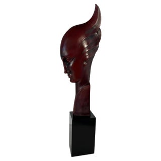 G. Cacciapuoti, Sculpture, 1930s, Wood and Stoneware For Sale