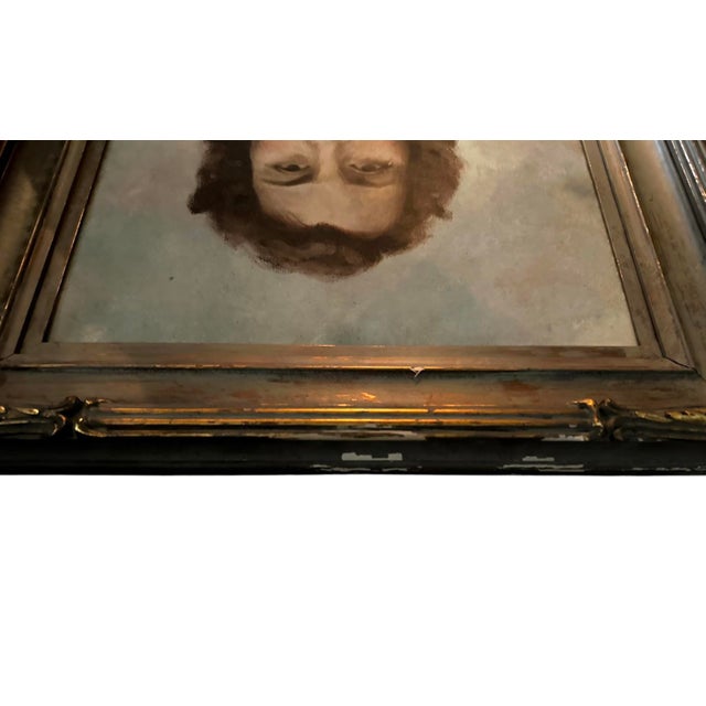 Antique Oil on Board Estate Portrait Painting of Lady / Woman in a Desert Landscape by Spanish Artist J. Anduaga, Circa 1940 (1946) For Sale - Image 10 of 10