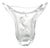 Val St Lambert Mid-Century Modernist Crystal Vase, circa 1950 For Sale