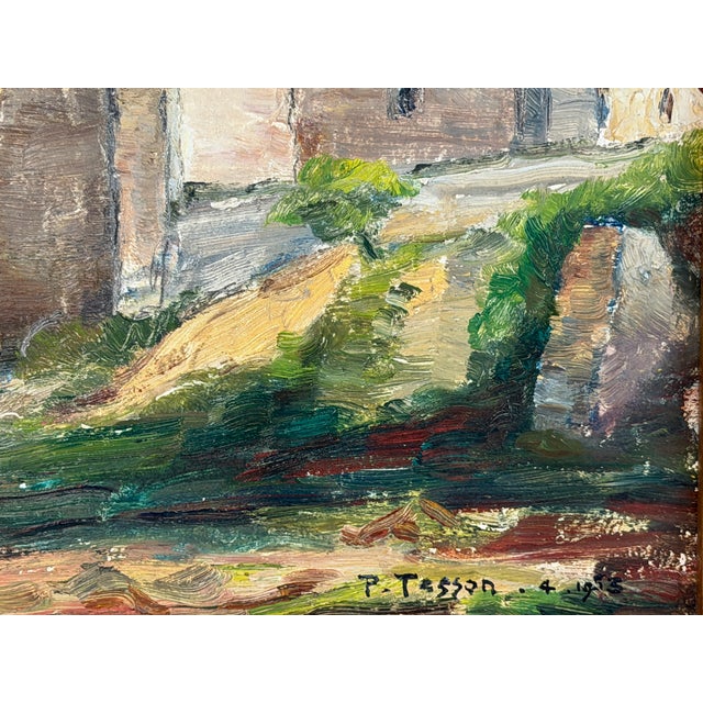 1950s French Impressionist Landscape Oil Painting For Sale In Los Angeles - Image 6 of 7