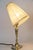 Table Lamps Alpaca with Oval Base and Fabric Shades, Vienna, 1920s, Set of 2 For Sale - Image 12 of 15