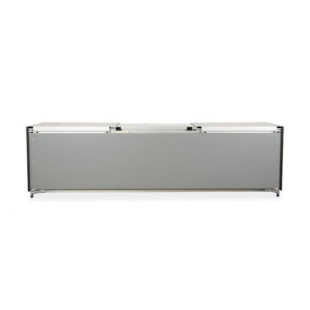 Metal Team Sideboard with Gray Glass from Wellis For Sale - Image 12 of 14