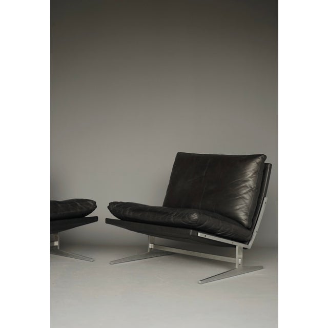 Metal Bo-561 Easy Chairs by Preben Fabricius & Jørgen Kastholm for Bo-Ex, 1960s, Set of 2 For Sale - Image 7 of 18