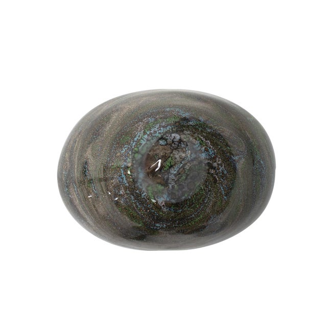 Kenneth Ludwig Chicago Kabir Glass Bowl For Sale - Image 4 of 11