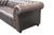 Vintage Chesterfield Tufted Leather Sofa For Sale - Image 4 of 7