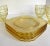 Set of 12 Yellow Depression Era Glasses and Plates For Sale - Image 9 of 13