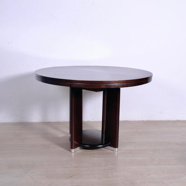 Extendable Round Dining Table, 1970s For Sale - Image 11 of 18