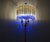 Metal Gold-Plated Brass and Murano Glass Floor Lamp from Venini, 1990s For Sale - Image 7 of 17