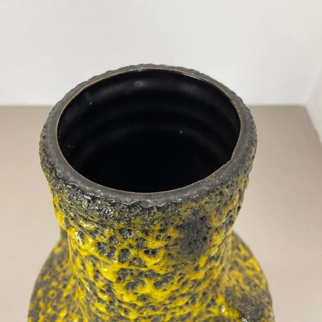 Large Fat Lava Pottery Vase from Fohr Ceramics, Germany, 1970s For Sale - Image 13 of 18