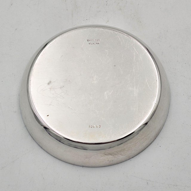 Metal Set of Four Sterling Silver Coasters, Shreve & Co., u.s.a. Circa 1950 For Sale - Image 7 of 8