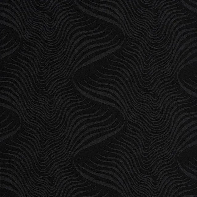 Sample - Schumacher Sauvage High Performance Woven Fabric in Carbon For Sale