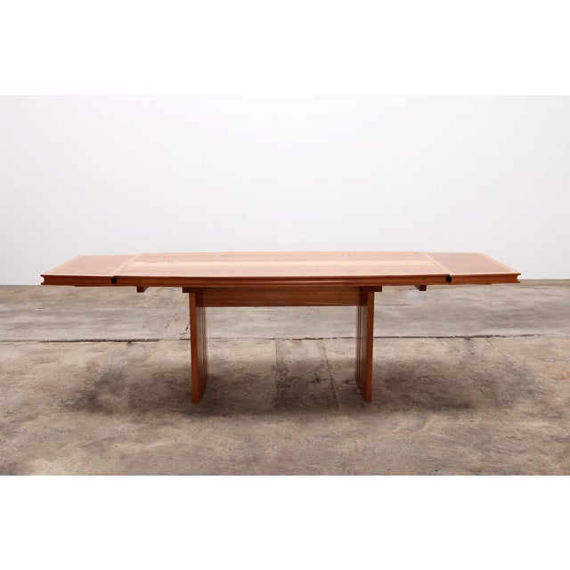 Large Dining Table in the style of Pierre Chapo, France, 1960s For Sale - Image 12 of 18