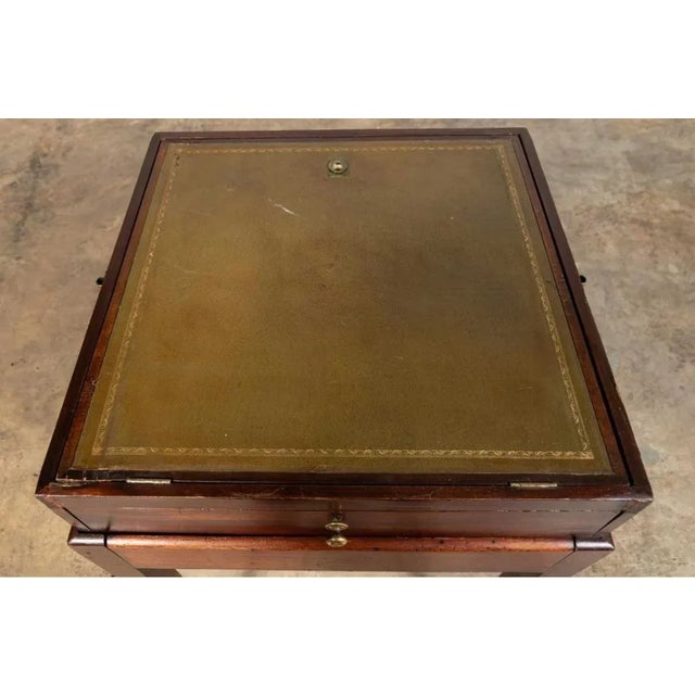 Late 18th Century 18th Century George III Mahogany Architect's Desk on Stand For Sale - Image 5 of 8