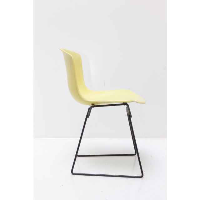 Knoll Bertoia Fiberglass Side Chair Yellow Chairish
