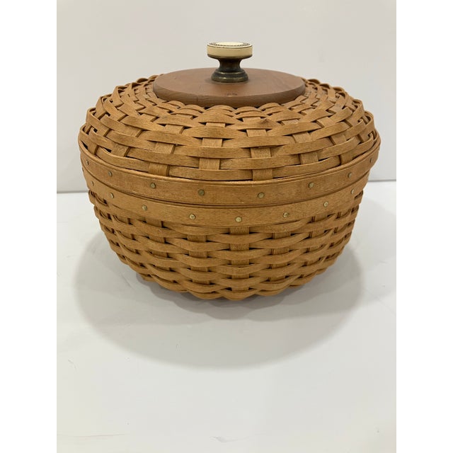 This Longaberger basket was handmade in America This was created for the exclusive Collectors Club Excellent condition
