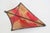 Red Vintage Moroccan Berber Hand-Painted Red Hide & Iron Wall Sconce Shade, 1980s For Sale - Image 8 of 10