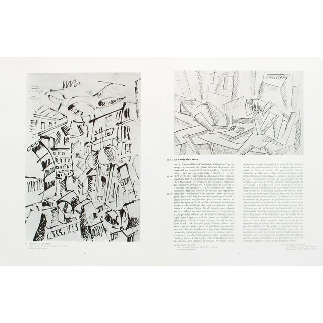 1990s XL 1990 After Fernand Leger "The Card Game", Full-Color Parisian Print For Sale - Image 5 of 6