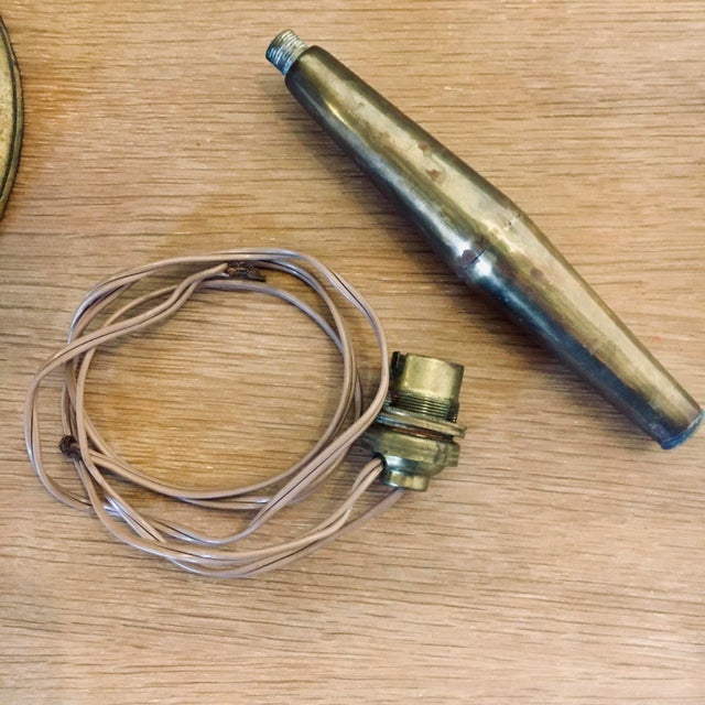 Gold 1960s Semiprecious Gemstone Studded Vase For Sale - Image 8 of 12