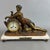Antique Mechanical Pendulum Clock in Metal with Marble, 1890s For Sale - Image 15 of 15
