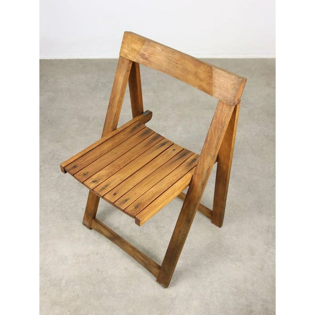 1960s Vintage Trieste Folding Chair attributed to Aldo Jacober, 1960s For Sale - Image 5 of 12