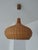 Brown Mid-Century Modern Wicker Pendant, 1970s For Sale - Image 8 of 17