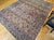 Antique Kerman Lavar Rug, Hand-Knotted Wool, All-Over Floral Pattern, Ivory & Blue, 9x12 For Sale - Image 16 of 16