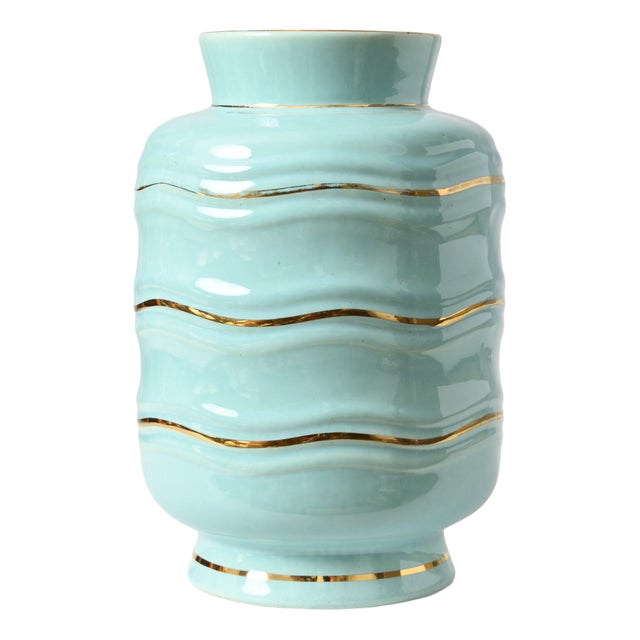 Art Deco Ceramic Vase from Boch Frères, 1930s For Sale