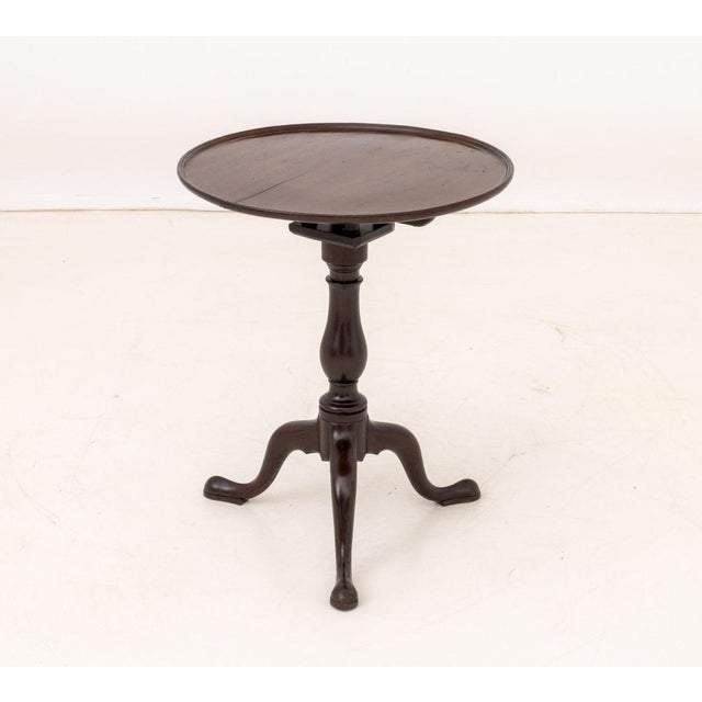 English George III Style Mahogany Tripod Table For Sale - Image 3 of 8