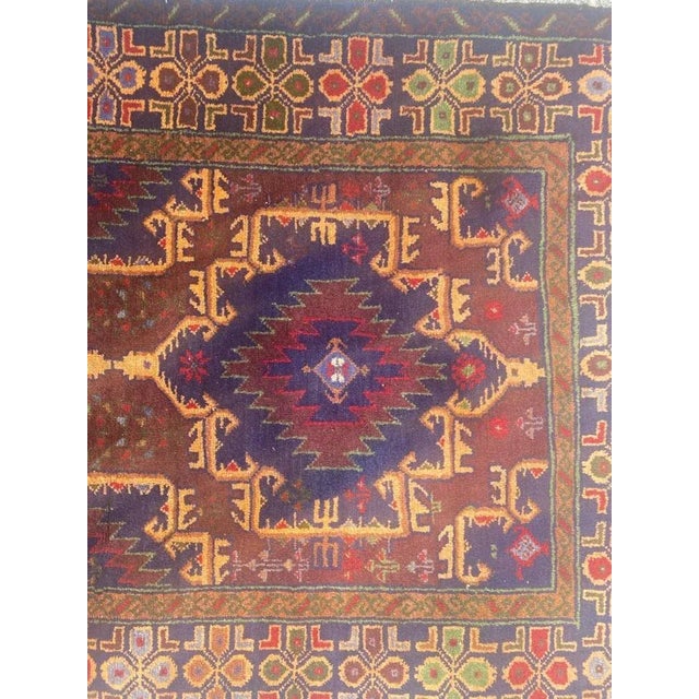 1970s Afghan Belutch Rug For Sale - Image 5 of 15