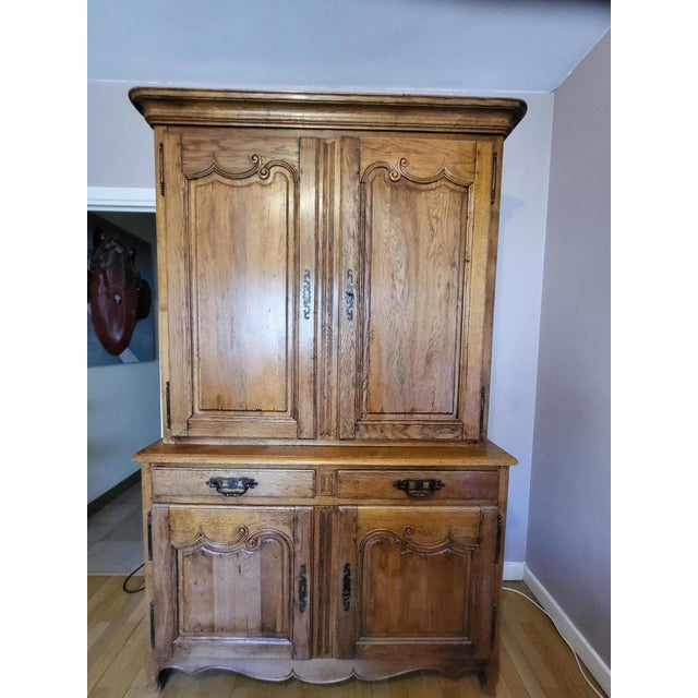 Normandy Buffet in Oak from Maison Doudard, France For Sale - Image 12 of 17