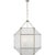 Morris Large Lantern in Polished Nickel with Frosted Glass Designer: Suzanne Kasler Canopy: 4.75" Round Mounting: Chain...