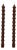 Bamboo Taper Candles in Cocoa Mocha - A Pair For Sale