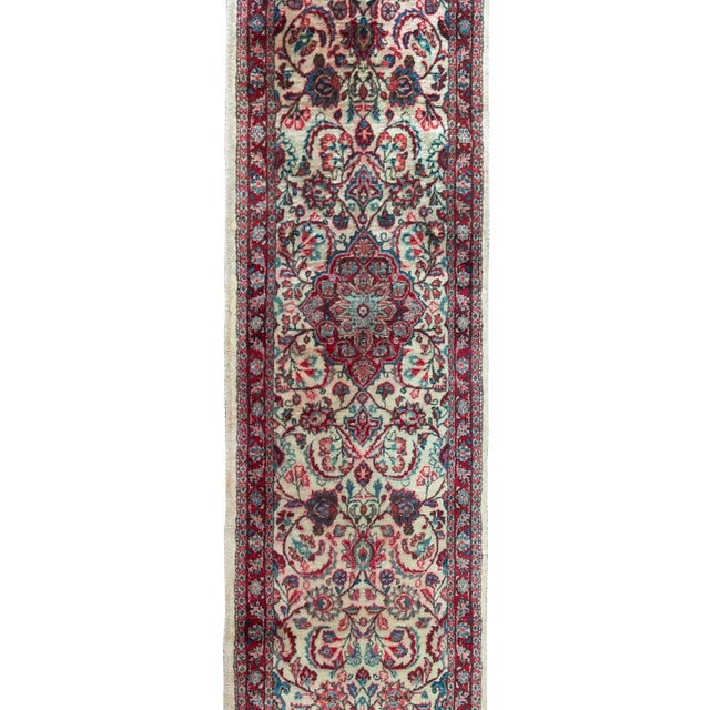 Textile Mid-20th Century Persian Tabriz Runner For Sale - Image 7 of 16