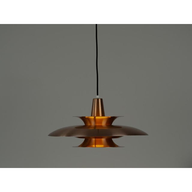 Vintage Nova Pendant Lamp in Aluminum by Fog and Mørup, 1963 For Sale - Image 3 of 11