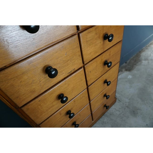 French Oak & Pine Apothecary Cabinet, 1950s For Sale - Image 6 of 10