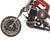 Contemporary Contemporary Recycled Metal Motorcycle Sculpture, One of a Kind For Sale - Image 3 of 8