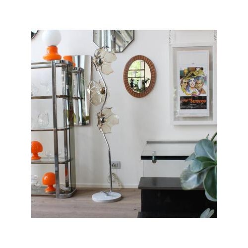 Flower Floor Lamp, 1970s For Sale - Image 9 of 17