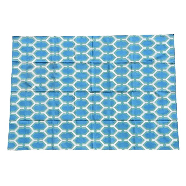 Not Yet Made - Made To Order Hanne Rug, 6x9, Blue For Sale - Image 5 of 5