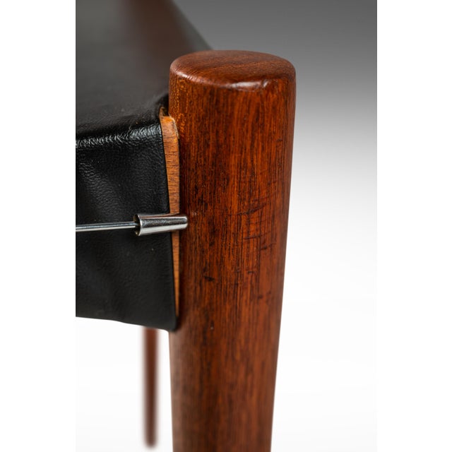 Set of 6 Model Mk 310 Dining Chairs by Arne Hovmand-Olsen With Original Leatherette Seats, Denmark, Circa 1960's For Sale In Orlando - Image 6 of 13