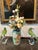 2020s Faux Floral Arrangement Vibrant Timeless Limoges French Porcelain Tall Vase For Sale - Image 5 of 7