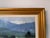 Wood Vintage Farm Landscape Oil on Canvas Board Painting – Signed For Sale - Image 7 of 12