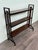 Vintage Industrial Italian Bookcase in Iron and Wood, 1970s For Sale - Image 4 of 16