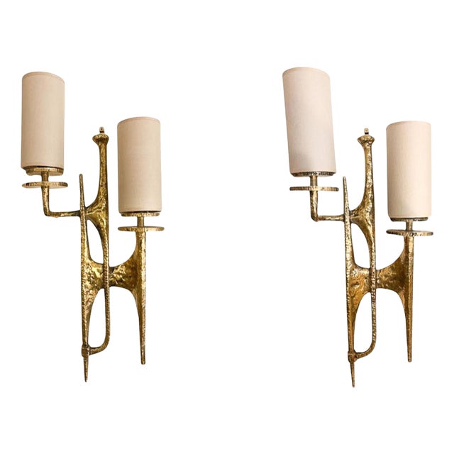 Wall Lights by Felix Agostini, 1990s, Set of 2 For Sale