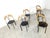 Postmodern Italian Postmodern Wicker and Metal Dining Chairs, 1980s, Set of 6 For Sale - Image 3 of 11