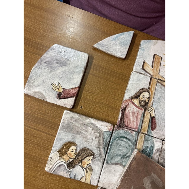 Painting of the Holy Trinity, 1950, Ceramic For Sale - Image 12 of 14