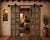 This Antique Indian Carved Teakwood Door, c. 1880–1900, has been carefully bleached to reveal the intricate carvings while...