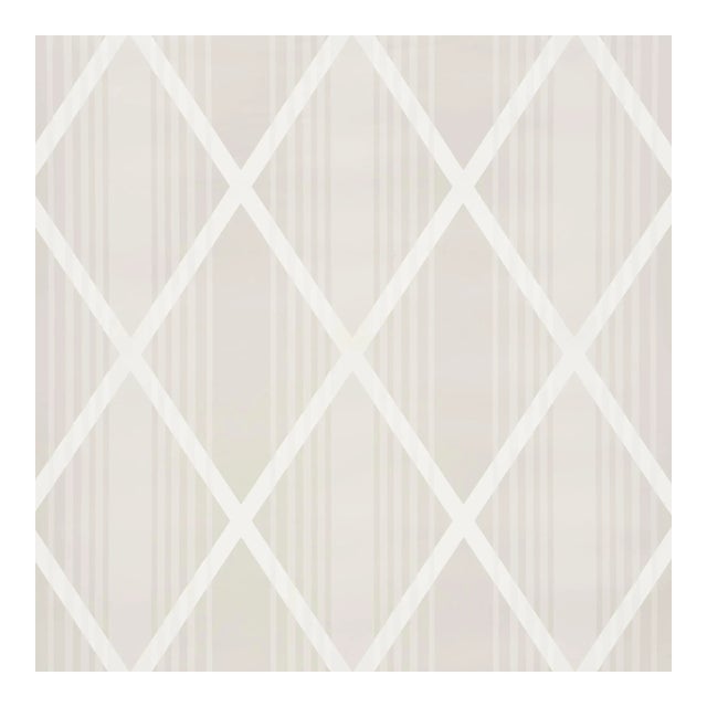 Sample - Schumacher X David Oliver MontiWallpaper in Stone For Sale