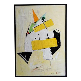 Matrix. XVIII Framed Surreal Abstract Figure Painting For Sale