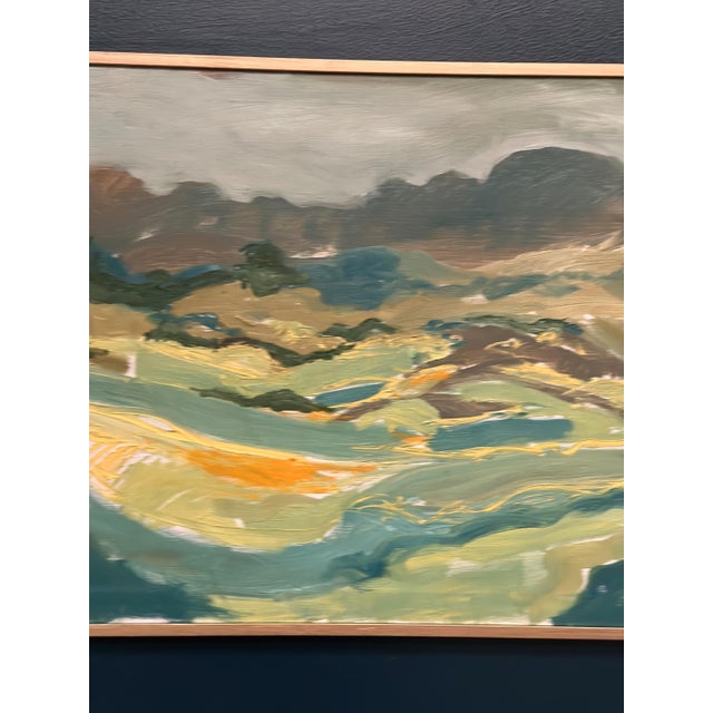 Lars Stocks, Landscape, 1971, Oil Painting on Panel, Framed For Sale - Image 4 of 18